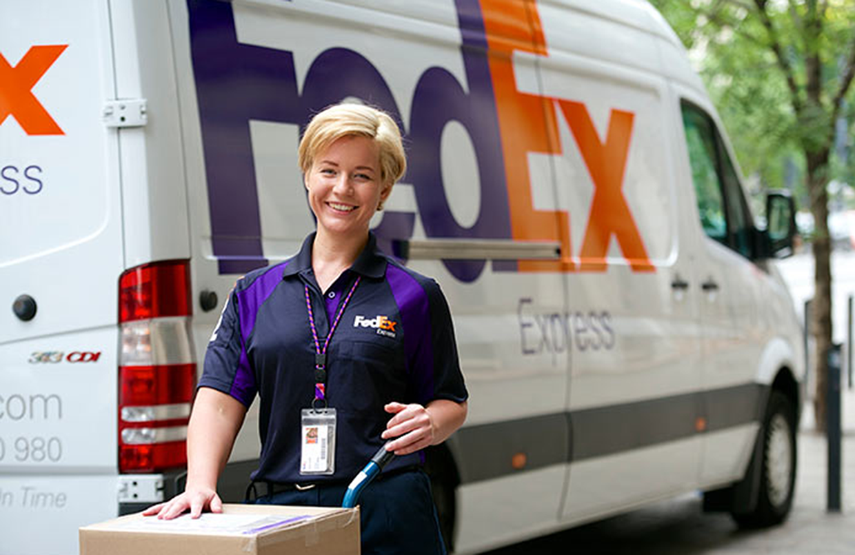 fedex truck driver